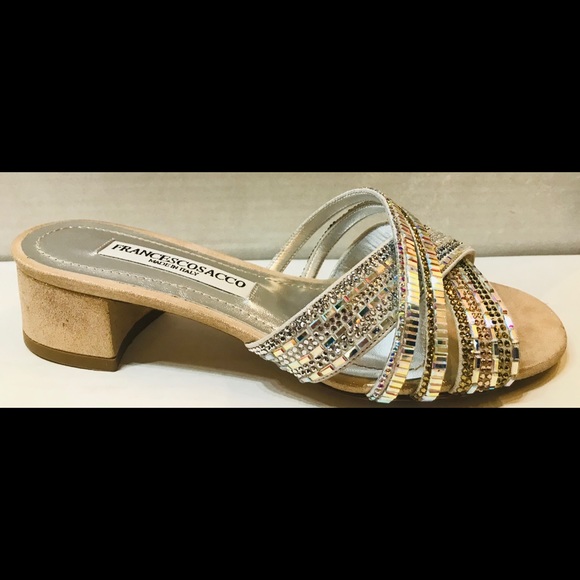 Low Swarovski crystal slide